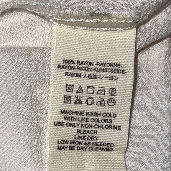 Free people Cream Floral Gemma tied back Tunic Festival mini Dress size XS - Picture 13 of 16